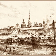 Гиматов В. 14603.г. Казань Панорама Кремля конец 19в