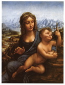Леонардо да Винчи Мадонна с веретеном. 1501