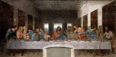 Леонардо да Винчи Тайная вечеря. 1495-1498