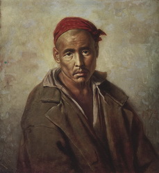 Перов В. Г. Голова киргиза-каторжника 1873