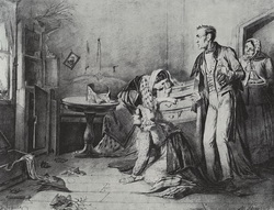 Перов В. Г. Кража со взломом в пасхальную ночь 1861