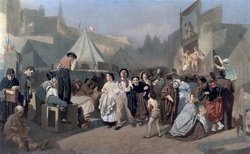Перов В. Г. Праздник в окрестностях Парижа (На Монмартре) 1864