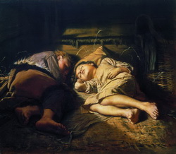 Перов В. Г. Спящие дети 1870