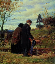 Перов В. Г. Старики-родители на могиле сына 1874