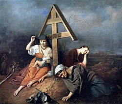 Перов В. Г. Сцена на могиле 1859
