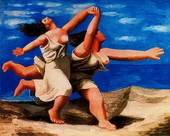 Пабло Пикассо Две женщины, бегущие по пляжу (1922)