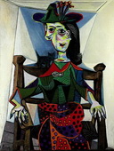 Пабло Пикассо Дора Маар с кошкой 1941