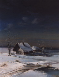 Саврасов А. К. Зимний пейзаж 1871