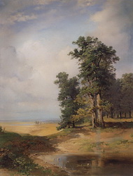 Саврасов А. К. Летний пейзаж с дубами 1850