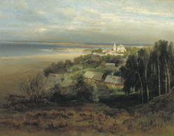 Саврасов А. К. Печерский монастырь под Нижним Новгородом. 1871