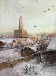 Саврасов А. К. Сухарева башня 1872