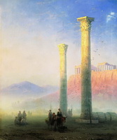 Айвазовский И. К. Афинский Акрополь. 1883