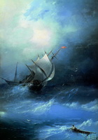 Айвазовский И. К. Буря на Ледовитом океане. 1864