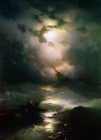Айвазовский И. К. Буря на Северном море. 1865