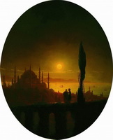 Айвазовский И. К. Лунная ночь у взморья.1847