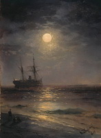 Айвазовский И. К. Лунная ночь. 1899