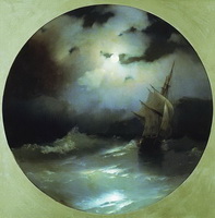 Айвазовский И. К. Море в лунную ночь. 1858