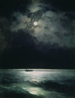 Айвазовский И. К. Ночь на Черном море. 1879
