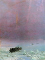Айвазовский И. К. Петербург. Переправа через Неву. 1870-е