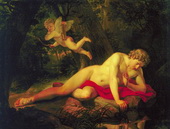 Брюллов К. П. Нарцисс, смотрящий в воду (1819)