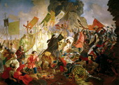 Брюллов К. П. Осада Пскова польским королём Стефаном Баторием в 1581 году (1843)