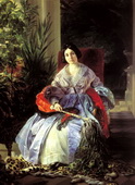 Брюллов К. П. Портрет светлейшей княгини Елизаветы Павловны Салтыковой (1841)
