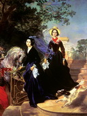 Брюллов К. П. Портрет сестёр Шишмарёвых (1839)