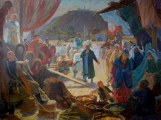 Гильванов Древняя Елабуга (центральная часть триптиха)