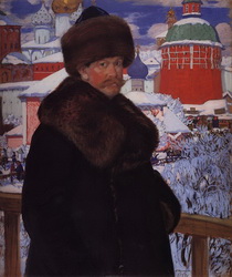 Кустодиев Б.М. Автопортрет 1912